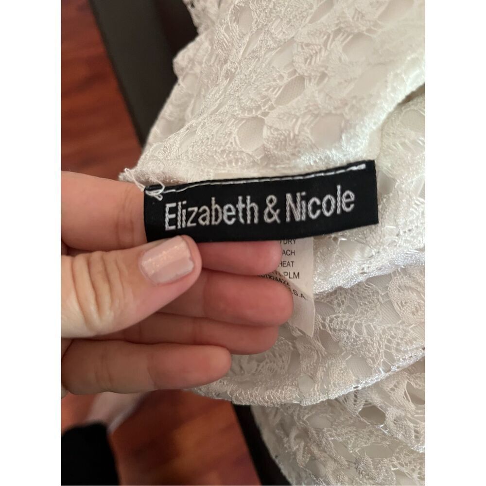 Elizabeth & Nicole Elegant Laced A-line Skirt size XL - Picture 4 of 8